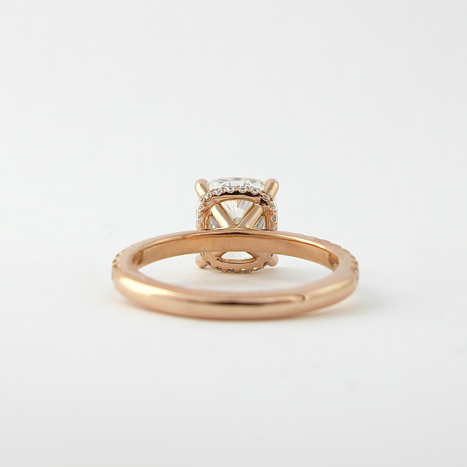 2 Carat Elongated Cushion Cut Diamond Engagement Ring - Evara Jewelry LLC