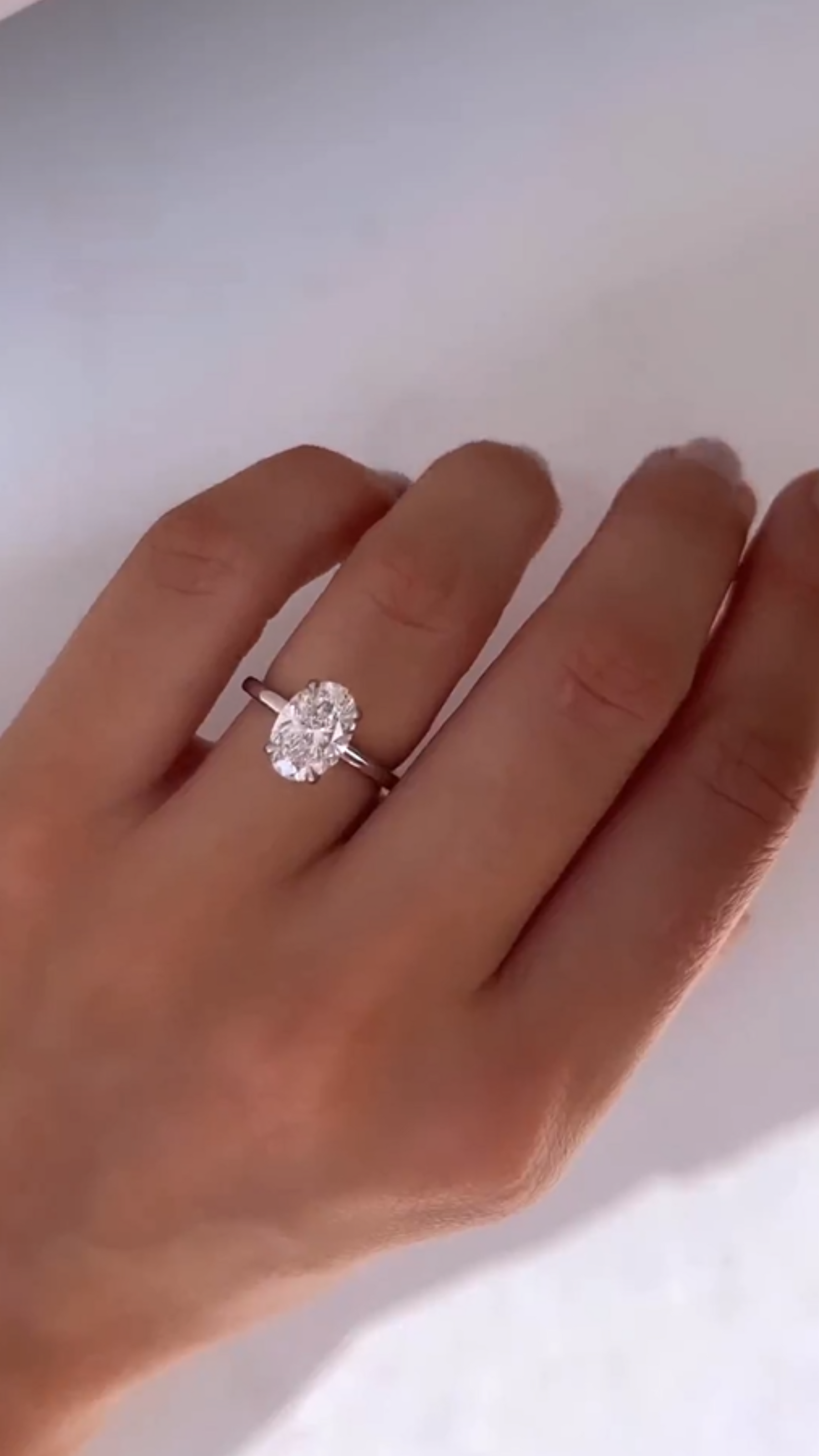 2.00 Carat Oval Cut Minimalist Prong Statement Ring - Evara Jewelry LLC