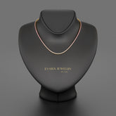 Ombre Natural Pink Sapphire Tennis Necklace in 14K/18K Gold
