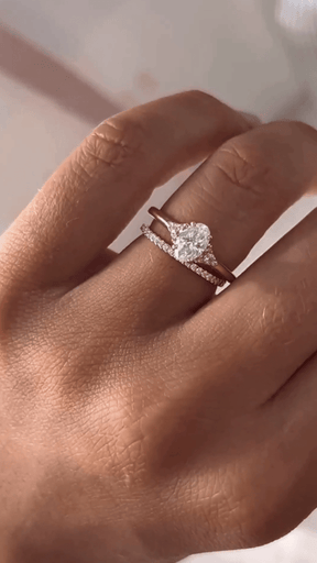 1 Carat Oval Diamond Art Deco Statement Ring - Evara Jewelry LLC