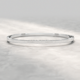 1.35 Carats Diamond Baguette Bangle Bracelet - Evara Jewelry LLC