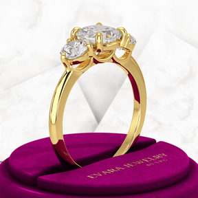 1.50 Carat Cushion Cut Diamond Engagement Ring - Evara Jewelry LLC