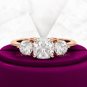 1.50 Carat Cushion Cut Diamond Engagement Ring - Evara Jewelry LLC