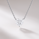 1.50 Carat Heart Shape Diamond Pendant Necklace for Women - Evara Jewelry LLC