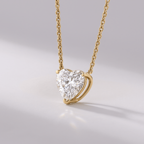 1.50 Carat Heart Shape Diamond Pendant Necklace for Women - Evara Jewelry LLC
