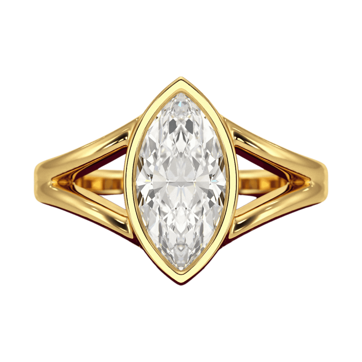 1.50 Carat Marquise Cut Modern Lab Grown Diamond Solitaire Ring - Evara Jewelry LLC