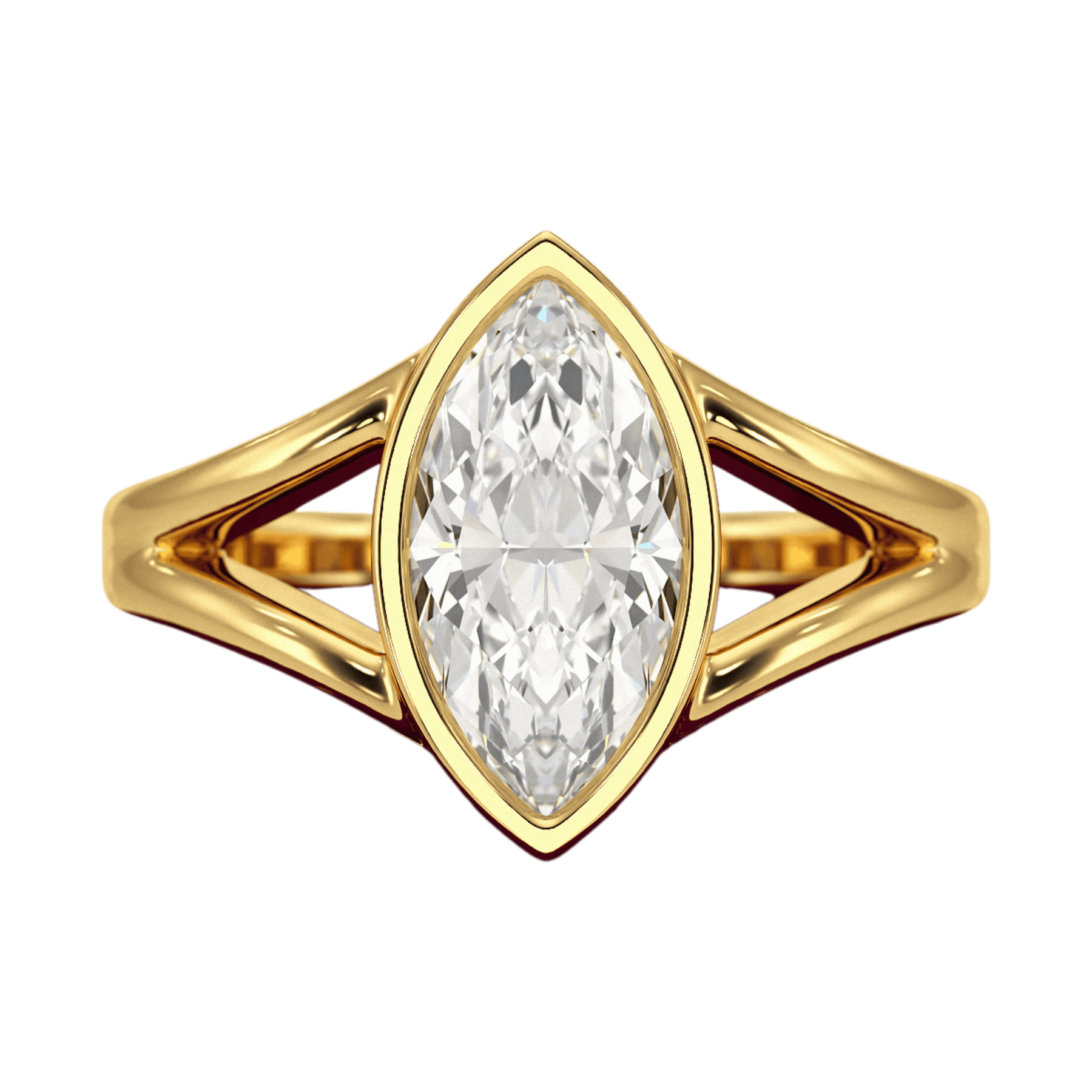 1.50 Carat Marquise Cut Modern Lab Grown Diamond Solitaire Ring - Evara Jewelry LLC