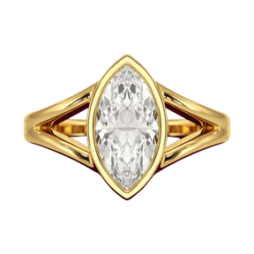 1.50 Carat Marquise Cut Modern Lab Grown Diamond Solitaire Ring - Evara Jewelry LLC