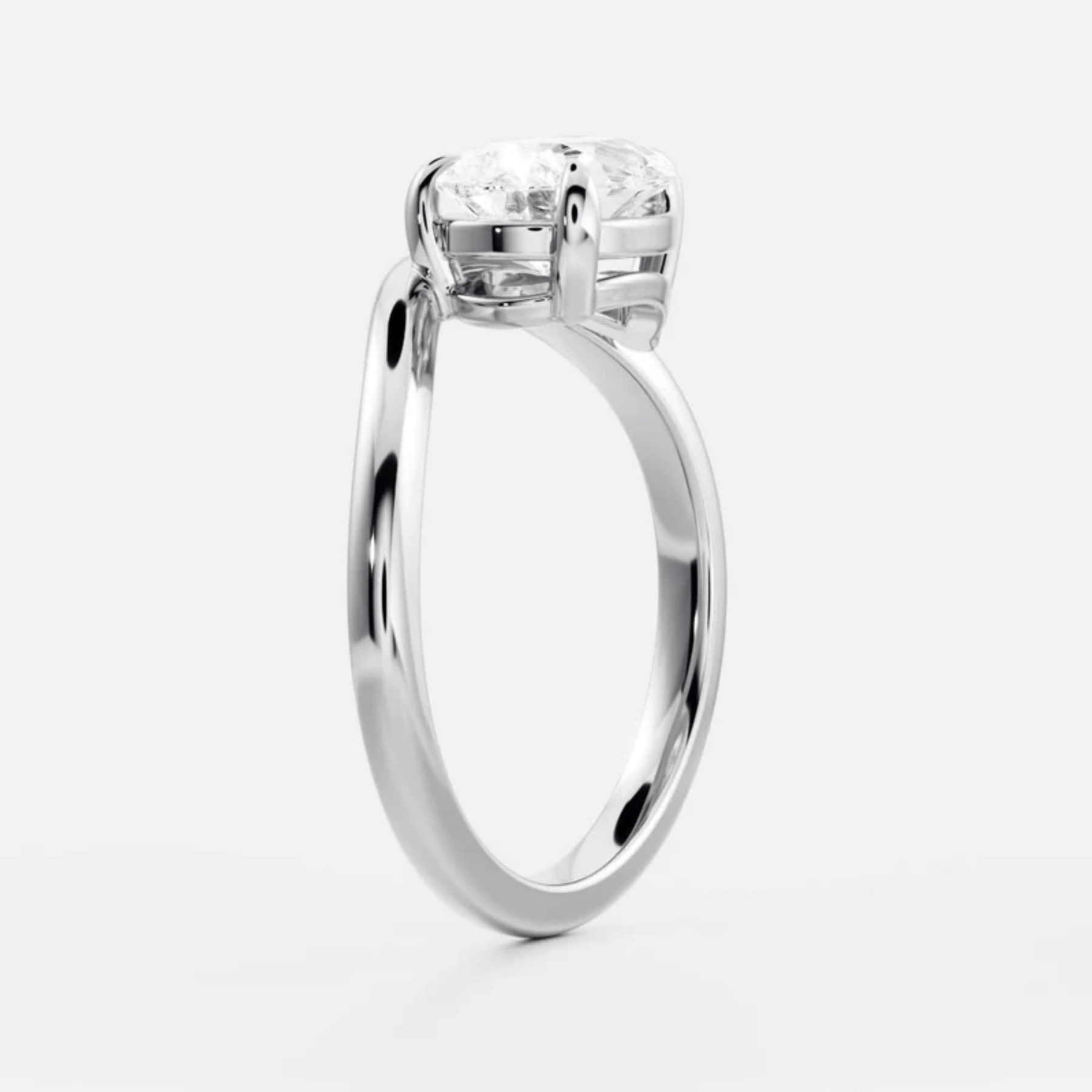 1.50 Carat Pear Cut East West Engagement Ring - Evara Jewelry LLC