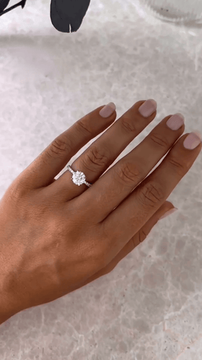 1.50 Carat Round Cut Diamond Engagement Ring - Evara Jewelry LLC