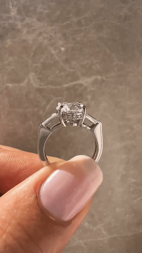 1.50 Carat Round Cut Diamond Engagement Ring - Evara Jewelry LLC