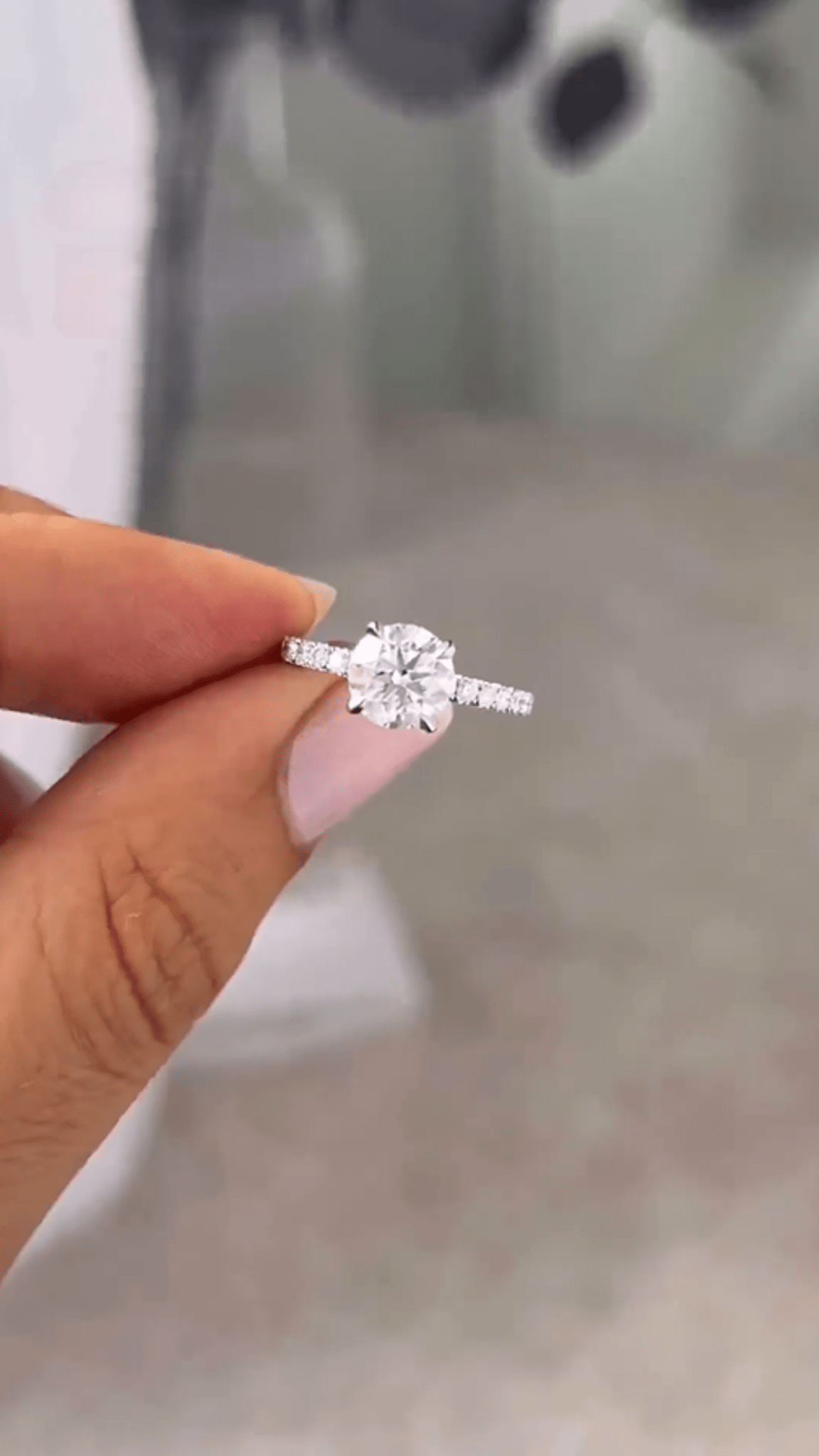 1.50 Carat Round Cut Diamond Engagement Ring - Evara Jewelry LLC