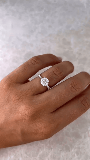 1.50 Carat Round Cut Diamond Engagement Ring - Evara Jewelry LLC