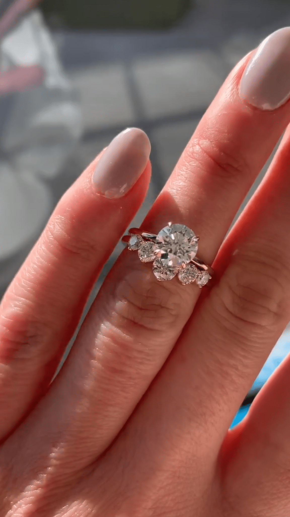 1.50 Carat Round Cut Hidden Halo Minimalist Engagement Ring - Evara Jewelry LLC