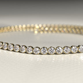 1.72 Carat 14K Gold Dainty Diamond Tennis Bracelet - Evara Jewelry LLC