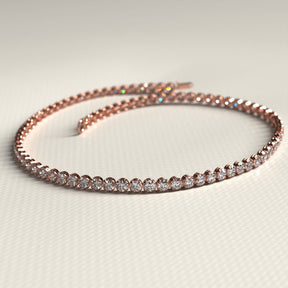 1.72 Carat 14K Gold Dainty Diamond Tennis Bracelet - Evara Jewelry LLC