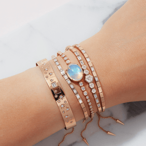 2 Carat Emerald Cut Diamond Tennis Bracelet with Lab Grown Diamonds - Evara Jewelry LLC