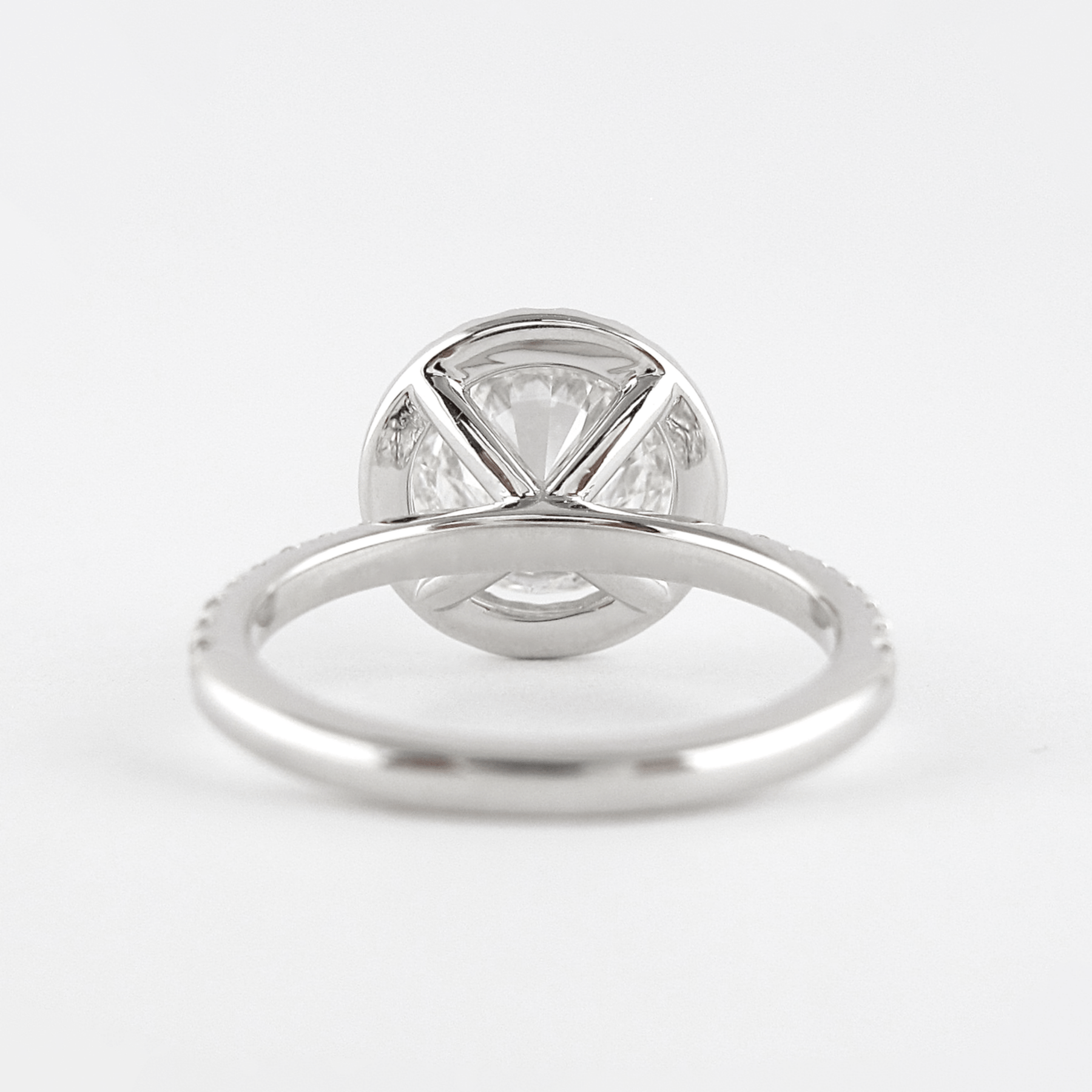 2 Carat Round Cut Halo Diamond Classic Engagement Ring - Evara Jewelry LLC