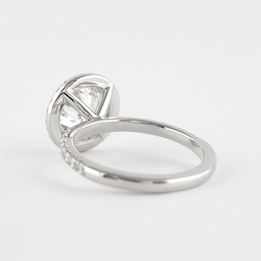2 Carat Round Cut Halo Diamond Classic Engagement Ring - Evara Jewelry LLC
