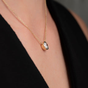 2 Carat Round Diamond Classic Bezel Pendant Necklace - Evara Jewelry LLC