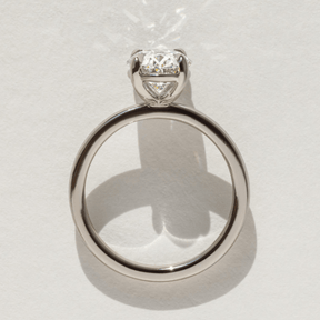 2.00 Carat Oval Cut Minimalist Prong Statement Ring - Evara Jewelry LLC