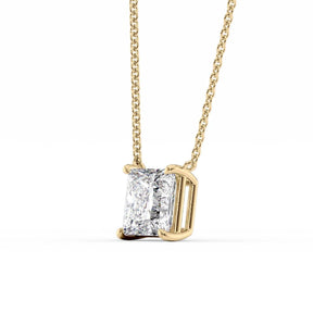 2.00 Carat Princess Cut Diamond Pendant Necklace for Women - Evara Jewelry LLC