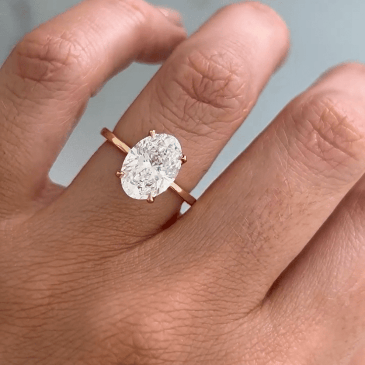 2.25 Carat Oval Cut Diamond Engagement Ring - Evara Jewelry LLC