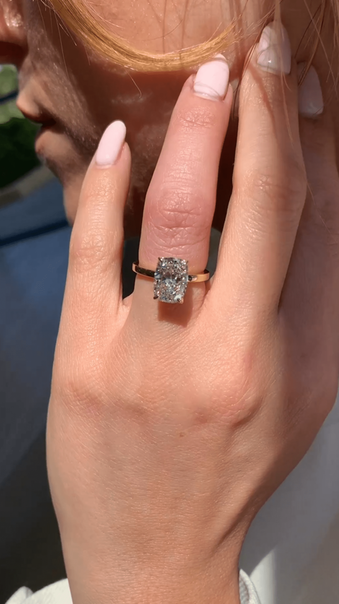 2.50 Carat Cushion Cut Minimalist Hidden Halo Diamond Engagement Ring - Evara Jewelry LLC