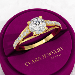 1.25 Carat Round Cut Diamond Engagement Ring