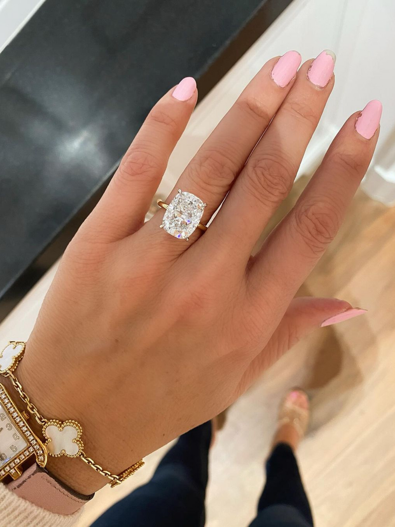 TATUM RING 7.06 CARAT CUSHOVAL