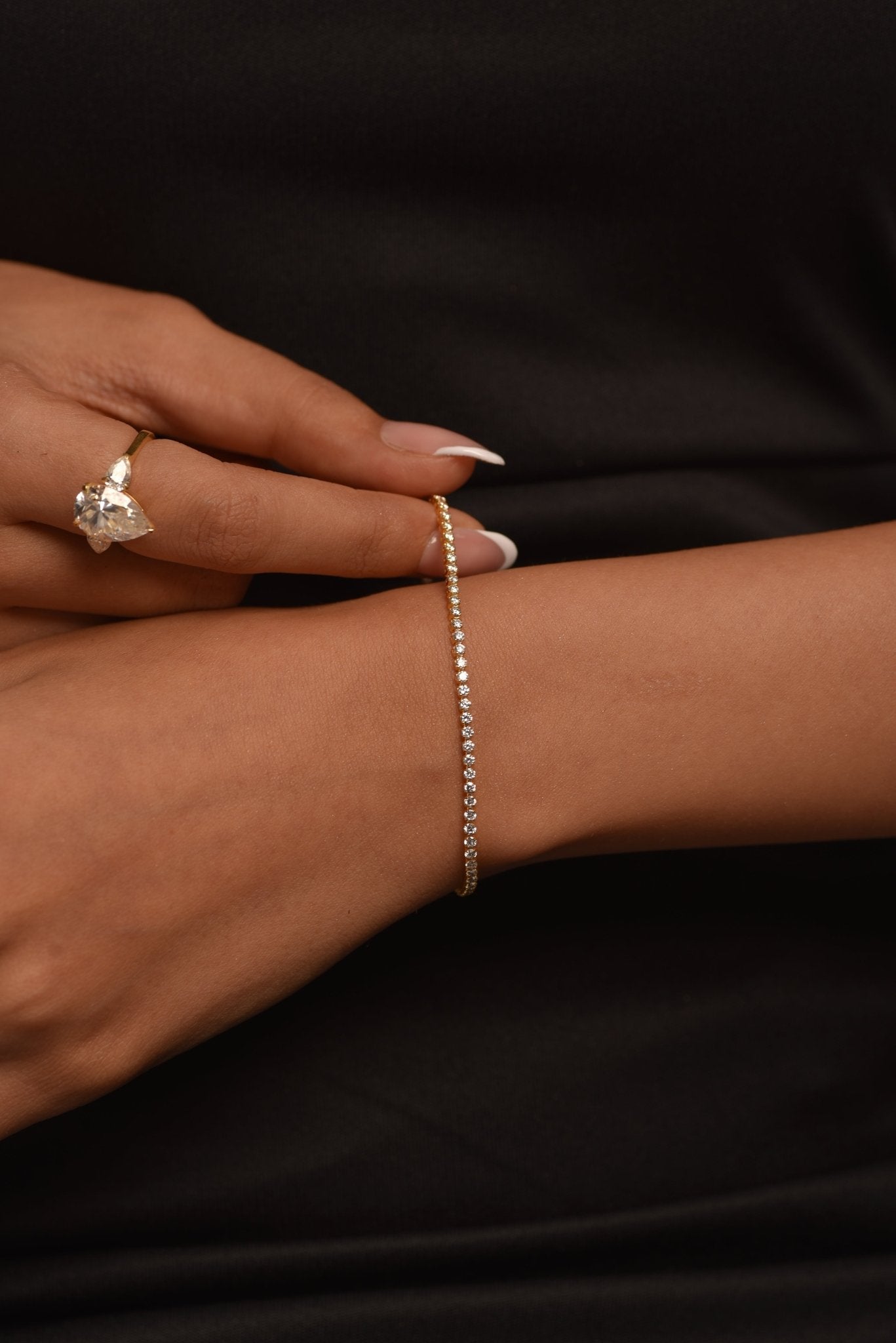 3 Carat Diamond Tennis Bracelet in 14K/18K Gold - Evara Jewelry LLC