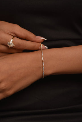 3 Carat Diamond Tennis Bracelet in 14K/18K Gold - Evara Jewelry LLC