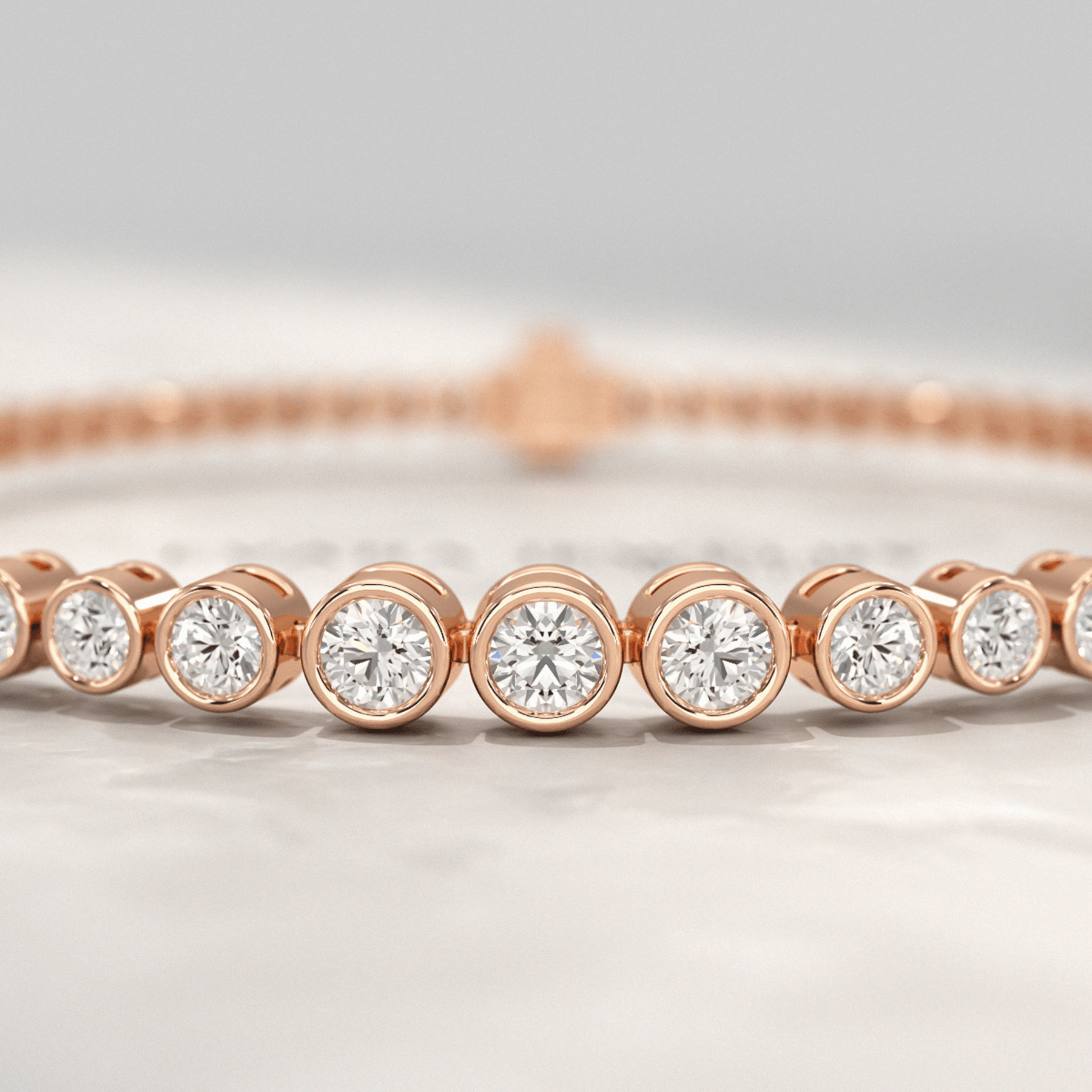 3 Carat Graduating Diamond Tennis Bracelet with Lab Grown Diamonds - Evara Jewelry LLC