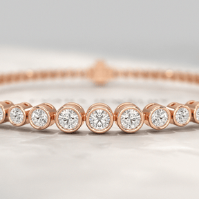 3 Carat Graduating Diamond Tennis Bracelet with Lab Grown Diamonds - Evara Jewelry LLC