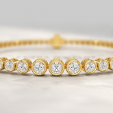 3 Carat Graduating Diamond Tennis Bracelet with Lab Grown Diamonds - Evara Jewelry LLC