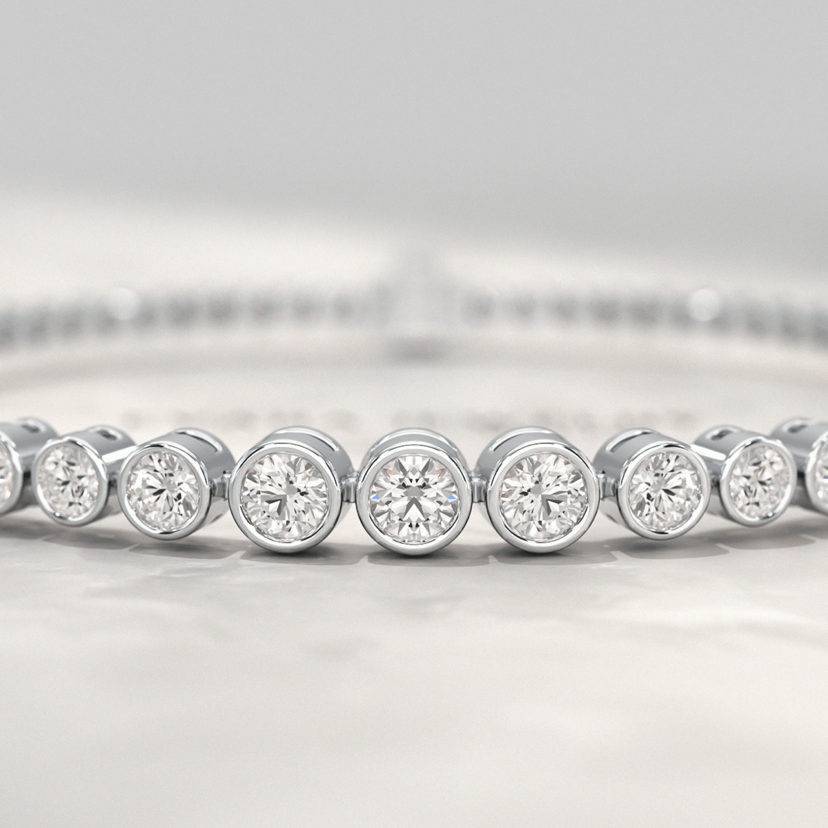 3 Carat Graduating Diamond Tennis Bracelet with Lab Grown Diamonds - Evara Jewelry LLC