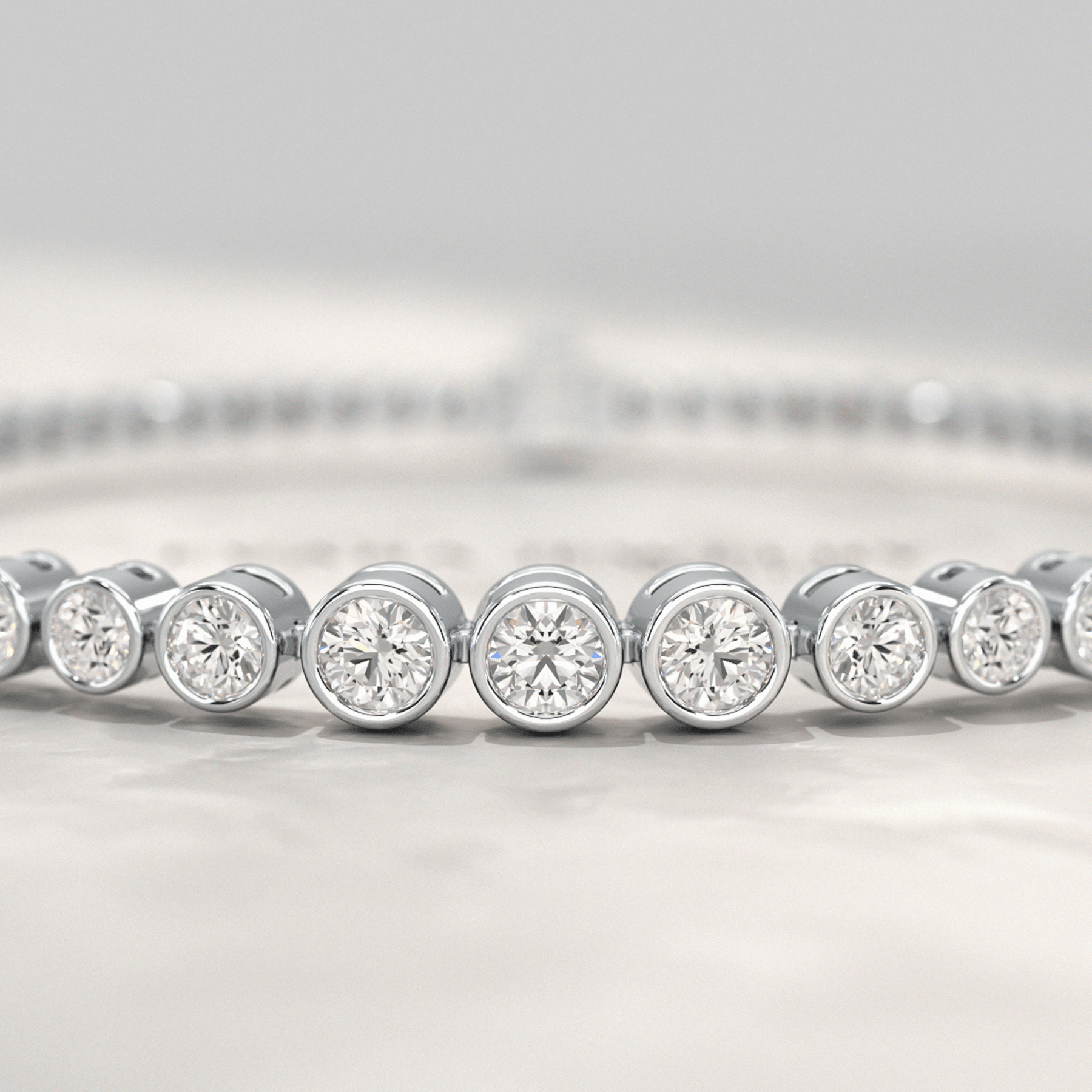 3 Carat Graduating Diamond Tennis Bracelet with Lab Grown Diamonds - Evara Jewelry LLC