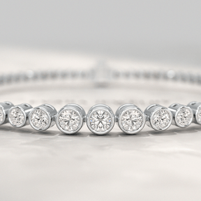 3 Carat Graduating Diamond Tennis Bracelet with Lab Grown Diamonds - Evara Jewelry LLC