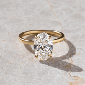 3.00 Carat Oval Cut Diamond Engagement Ring - Evara Jewelry LLC