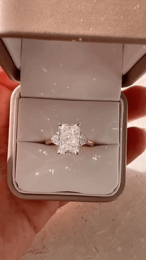 3.00 Carat Radiant Cut Diamond Engagement Ring - Evara Jewelry LLC