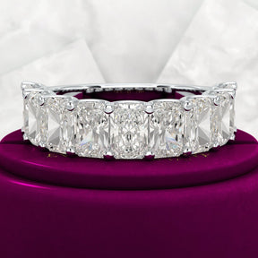 4.50 Carat Radiant Cut Diamond Statement Band - Evara Jewelry LLC