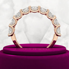 4.50 Carat Radiant Cut Diamond Statement Band - Evara Jewelry LLC