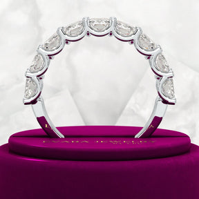 4.50 Carat Radiant Cut Diamond Statement Band - Evara Jewelry LLC