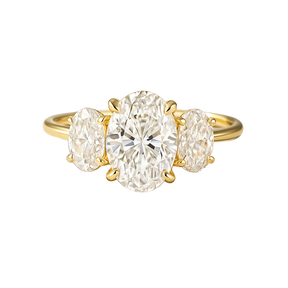 1.00 Carats Oval Cut Lab Grown Diamond Engagement Ring