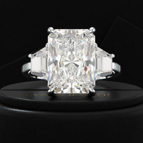 5 Carat Radiant Cut Diamond Engagement Ring - Evara Jewelry LLC