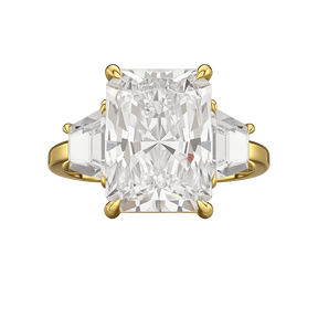 5 Carat Radiant Cut Diamond Engagement Ring - Evara Jewelry LLC