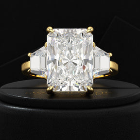 5 Carat Radiant Cut Diamond Engagement Ring - Evara Jewelry LLC