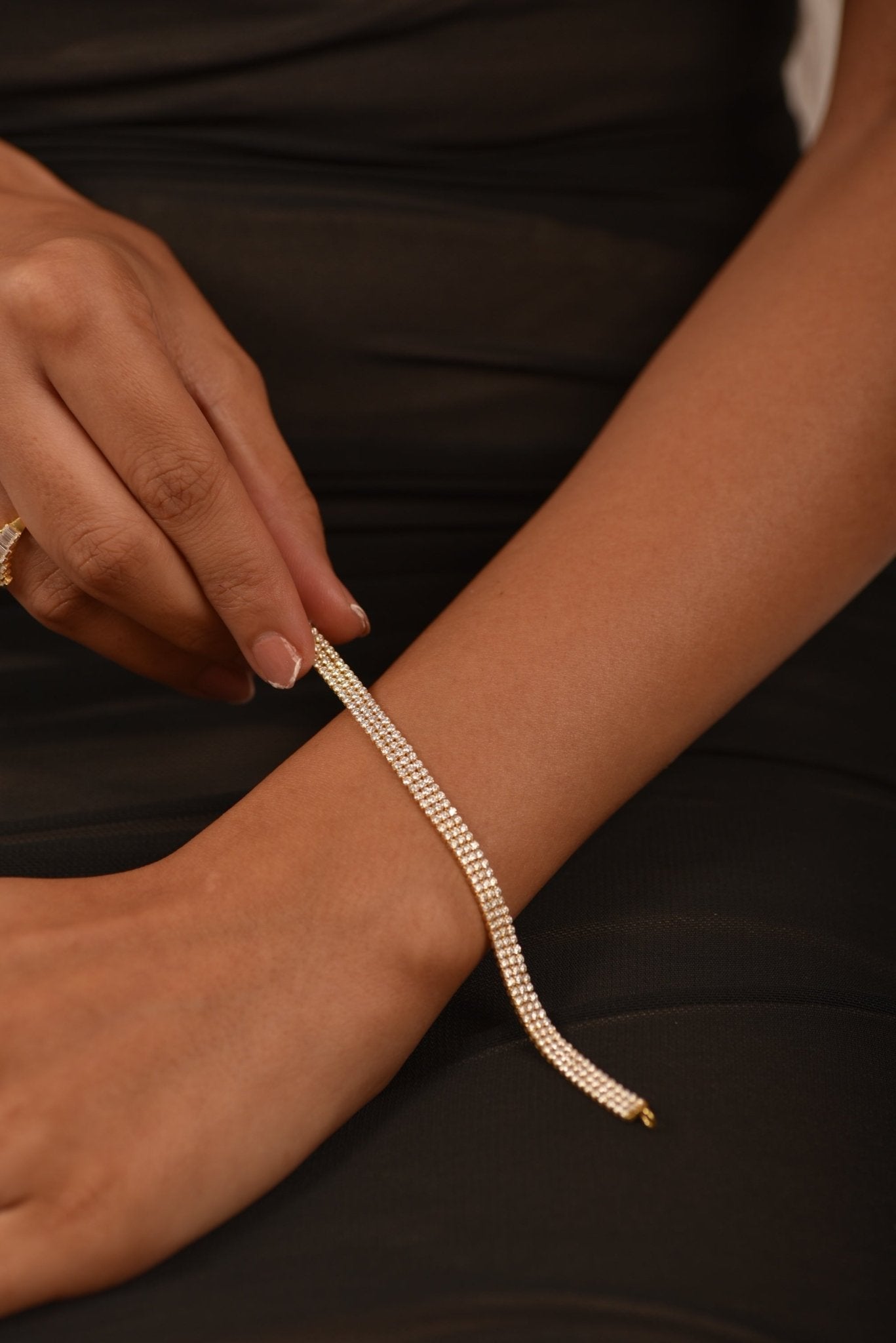 5 Carat Three Row Diamond Tennis Bracelet - Evara Jewelry LLC