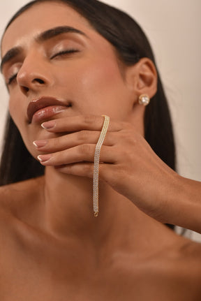 5 Carat Three Row Diamond Tennis Bracelet - Evara Jewelry LLC