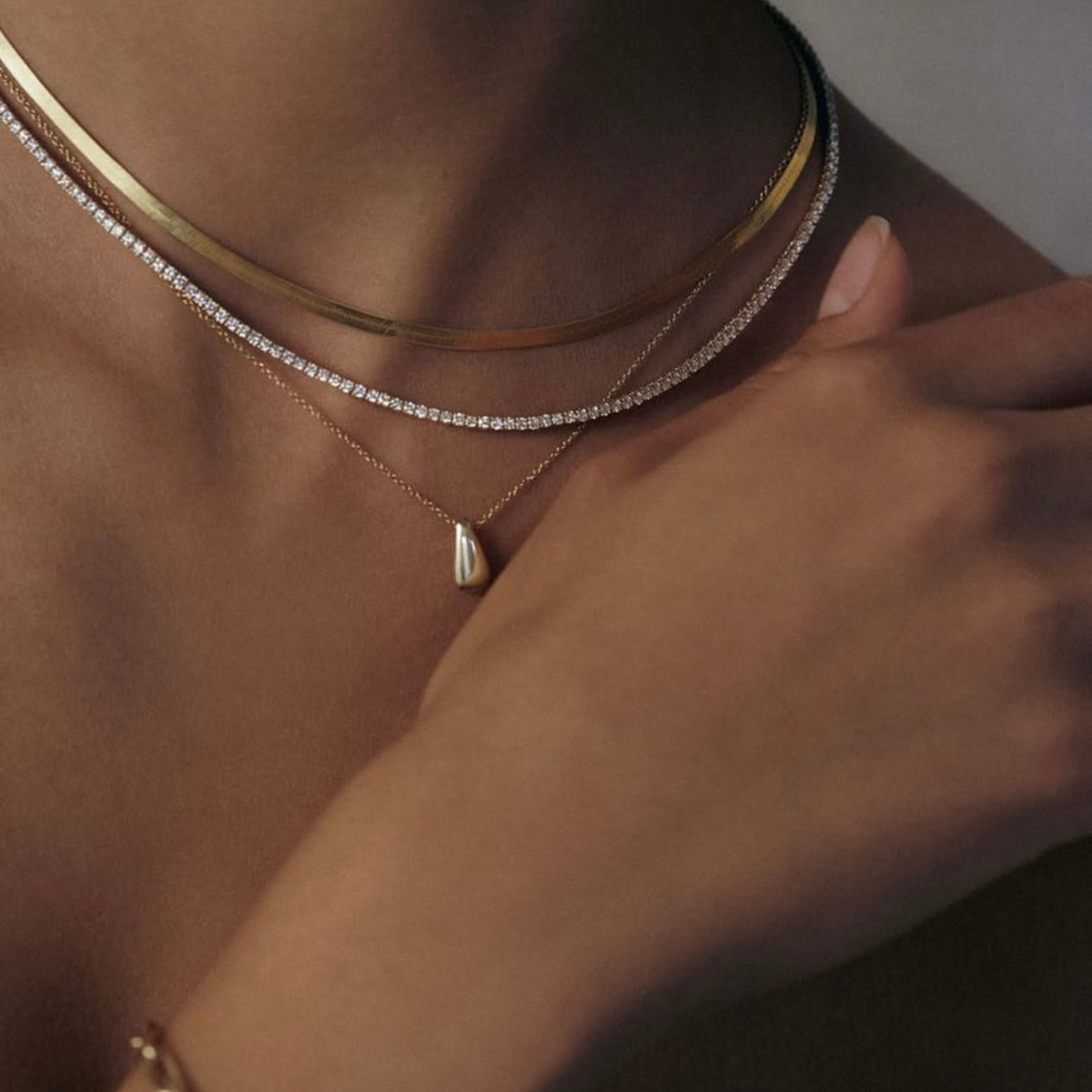 Luxury 3.50 Carats Diamond Tennis Necklace